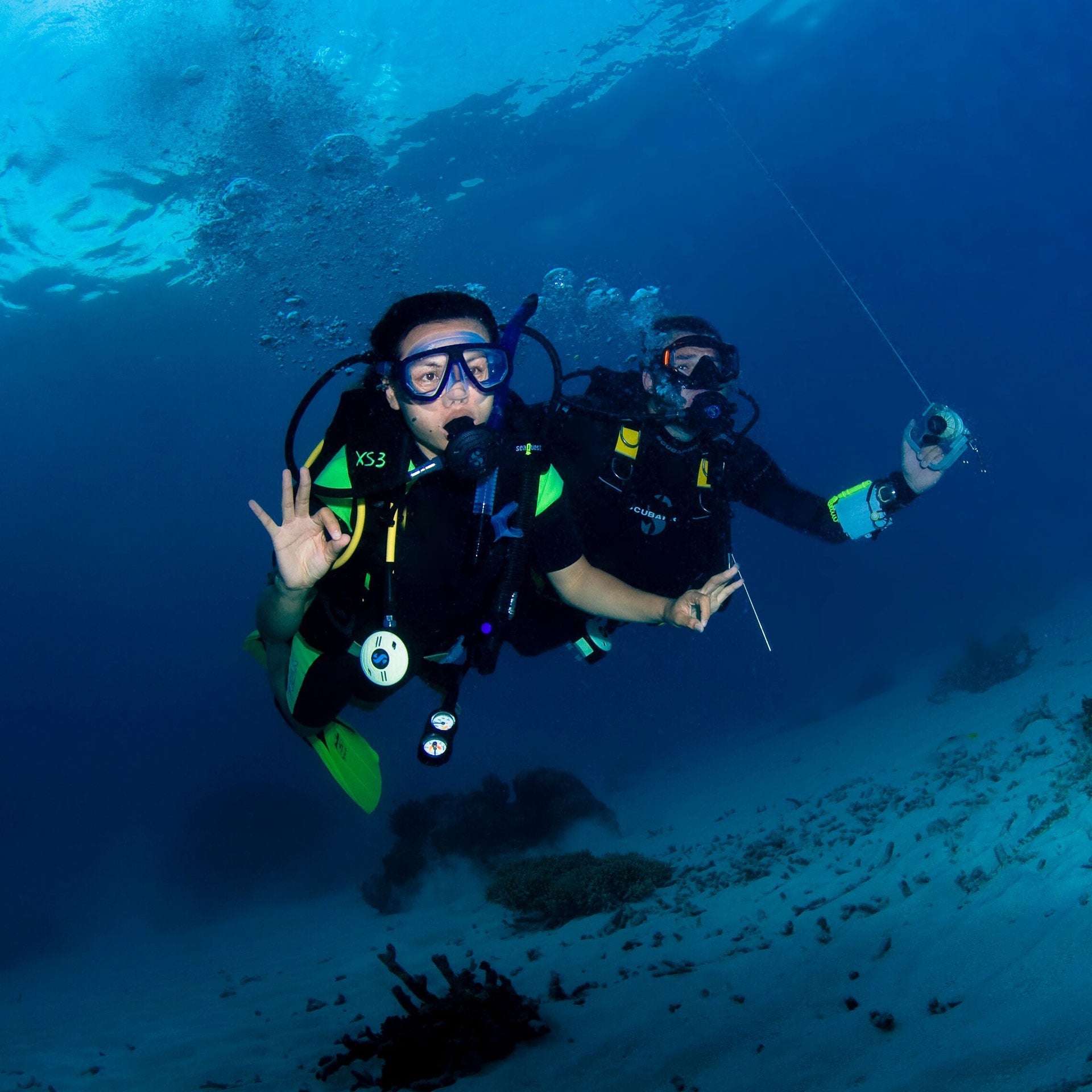 Advanced scuba diving